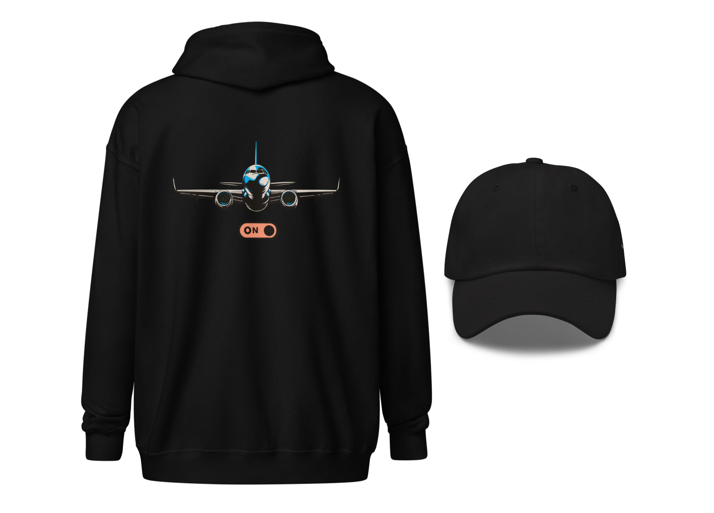 Flight Mode Zip Hoodie Set