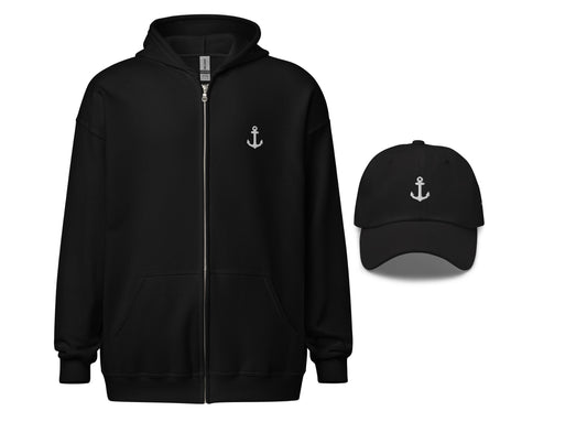 Anchor Zip Hoodie Set