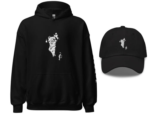 Bahraini Map Hoodie Set