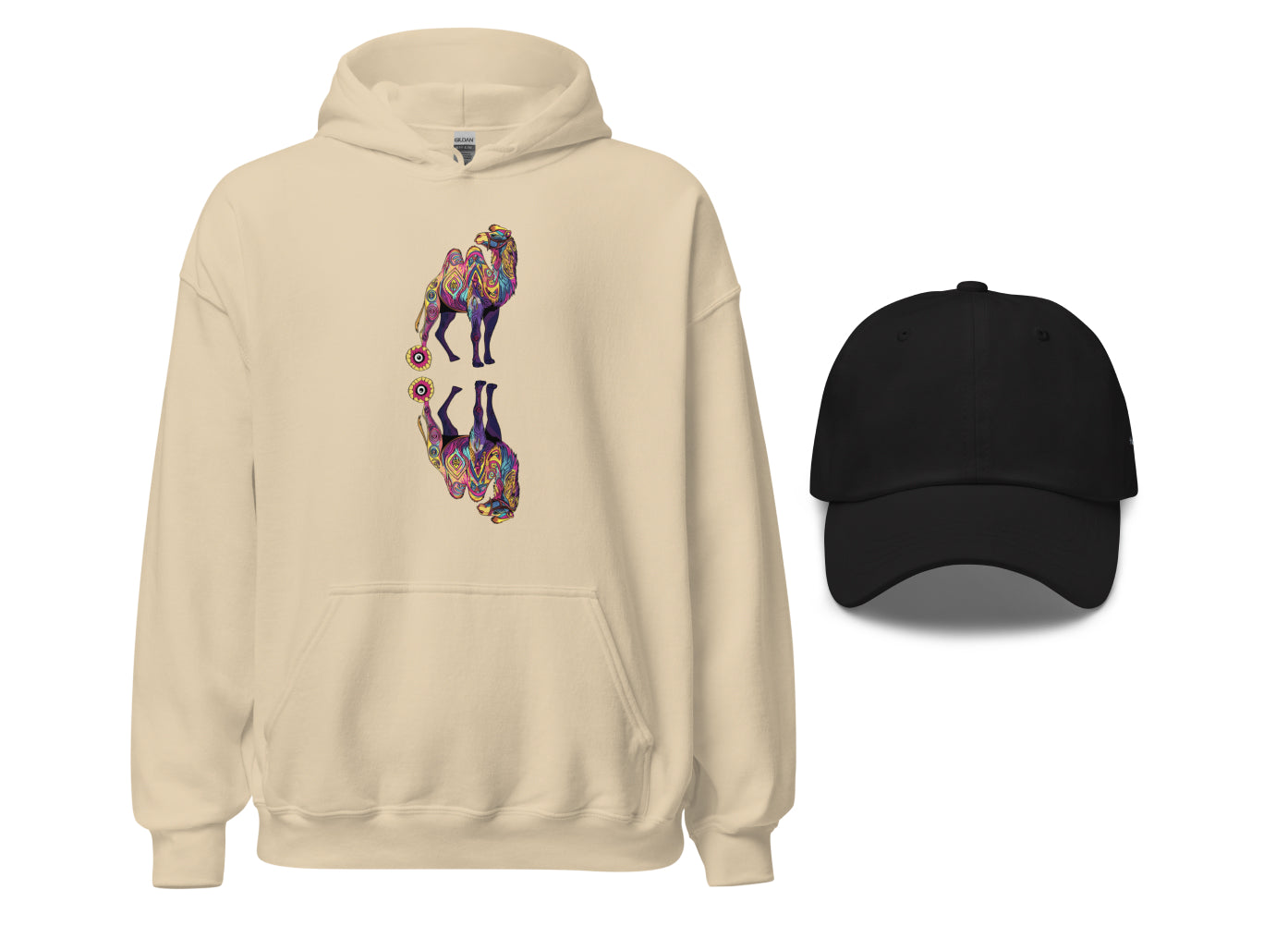 Psychedelic Camel Hoodie Set