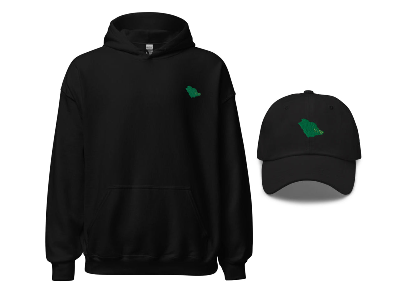 Saudi Arabia Map Hoodie Set