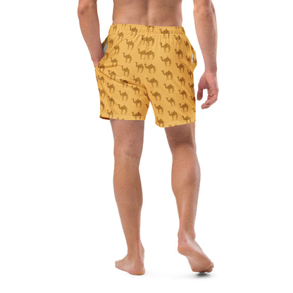 Camel Pattern - All-Over Print Recycled Swim Trunks