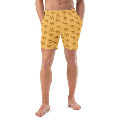 Camel Pattern - All-Over Print Recycled Swim Trunks