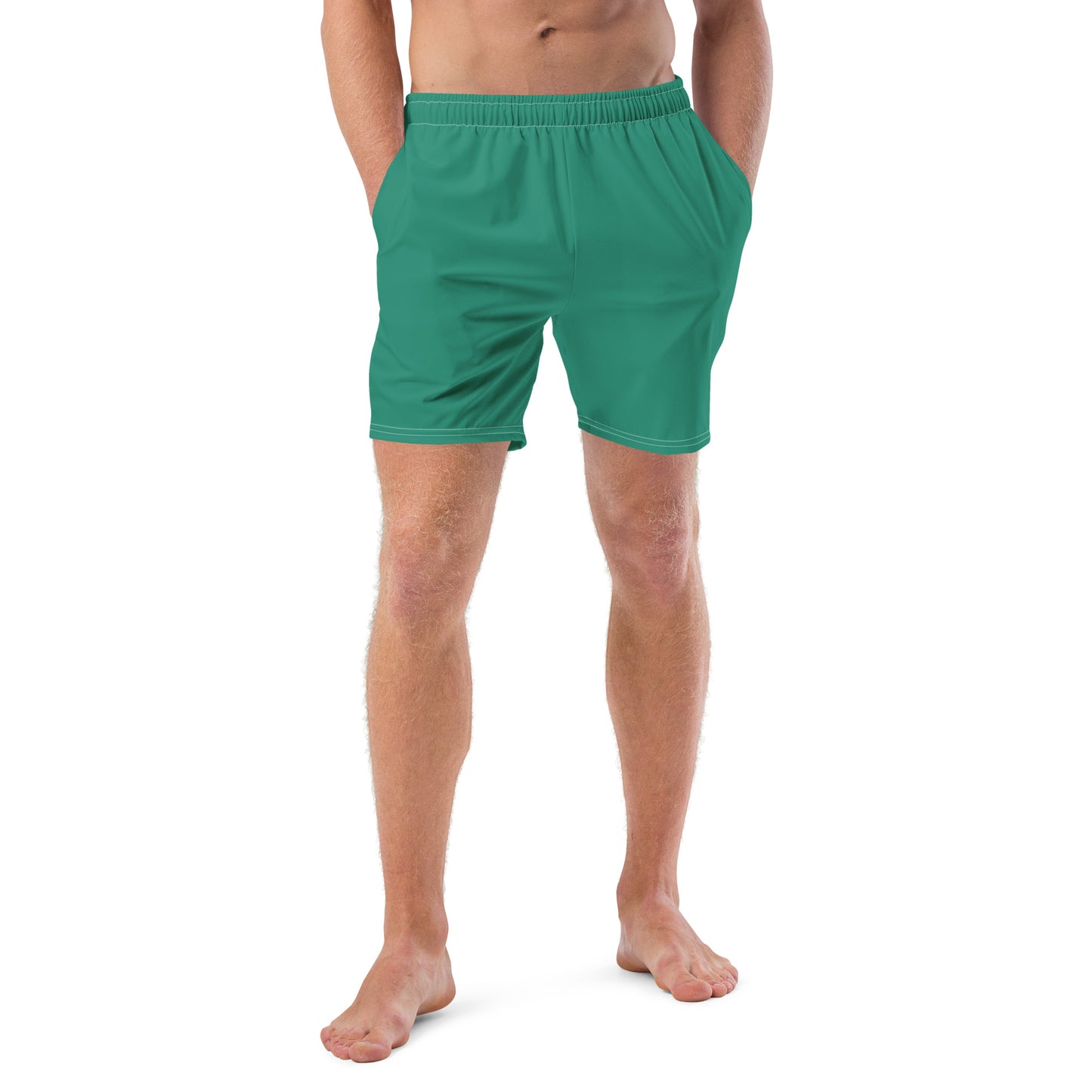 Elf Green - All-Over Print Recycled Swim Trunks