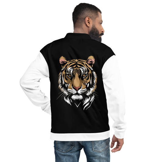 Tiger (Back) - Unisex Bomber Jacket