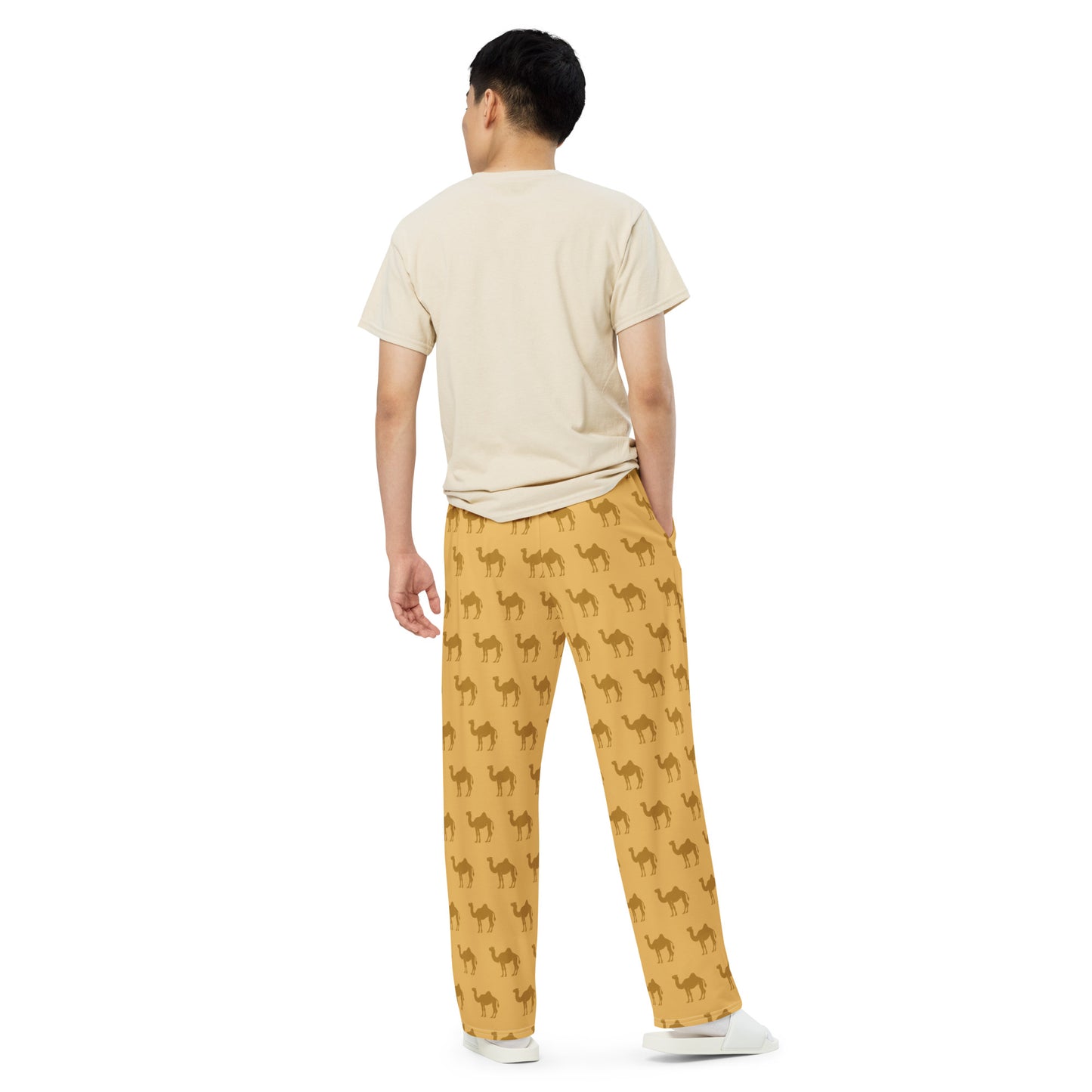 Camel - Unisex Wide-Leg Pants