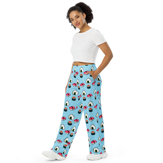 Sushi Ensemble - Unisex Wide-Leg Pants