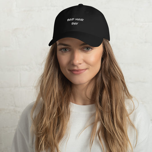 Bad Hair Day - Embroidered Dad Hat