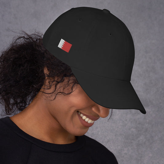 Bahrain Flag (on the side) - Embroidered Dad Hat