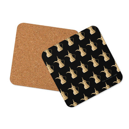 Dallat Gahwa Pattern - Cork-back Coasters