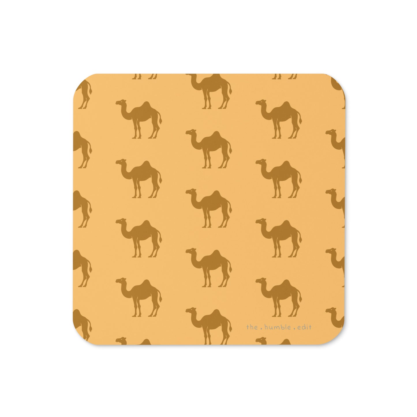 Camel Pattern - Cork-back Coasters