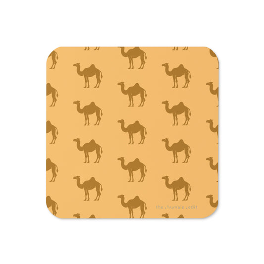 Camel Pattern - Cork-back Coasters