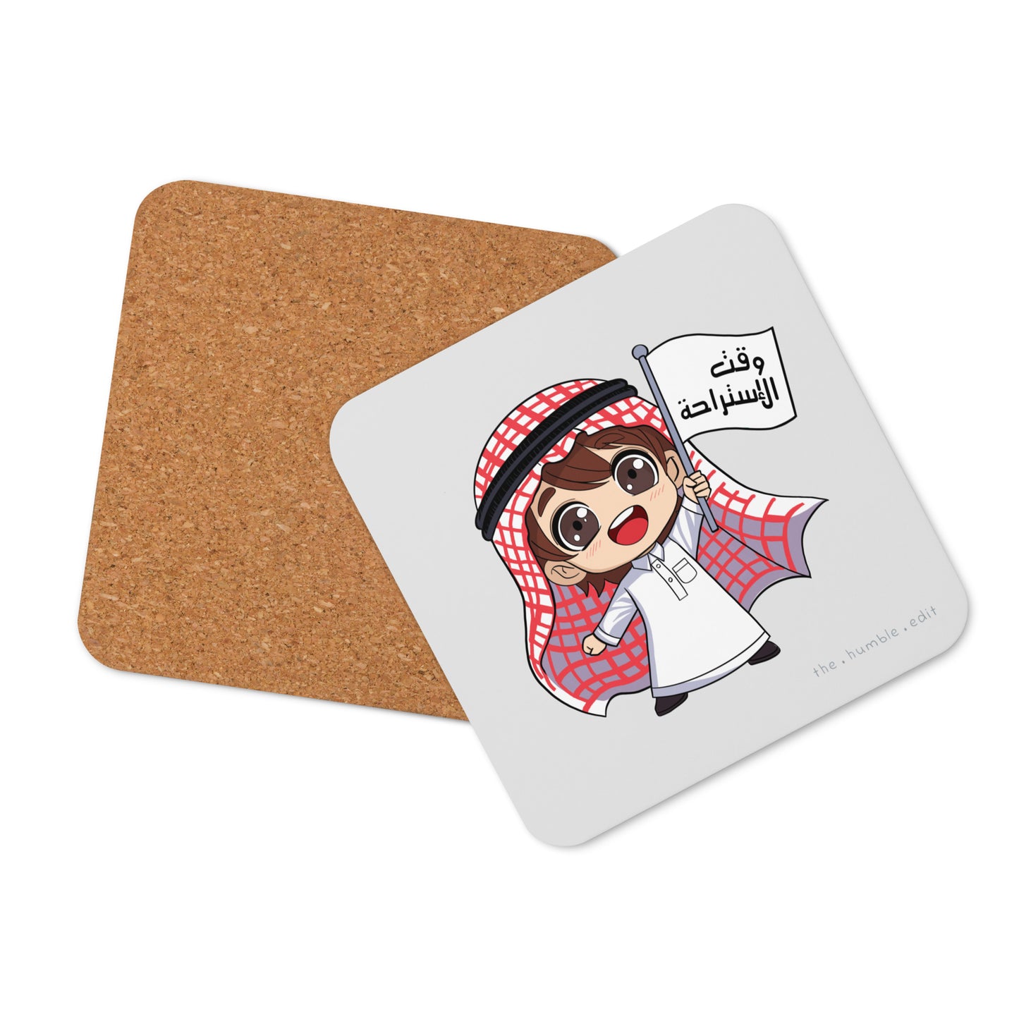 Break Time - Cork-back Coasters