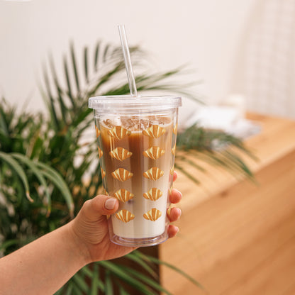 Croissant - Clear Plastic Tumbler