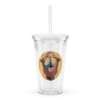 Camel Close Up - Clear Plastic Tumbler