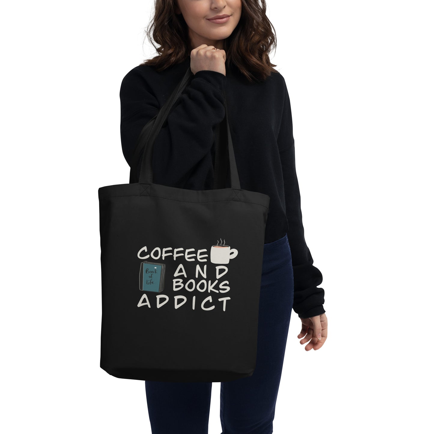 Coffee & Books Addict - Eco Tote Bag