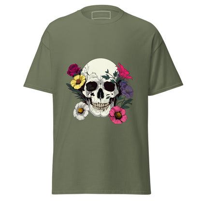 Skull & Flowers - Unisex Classic Tee