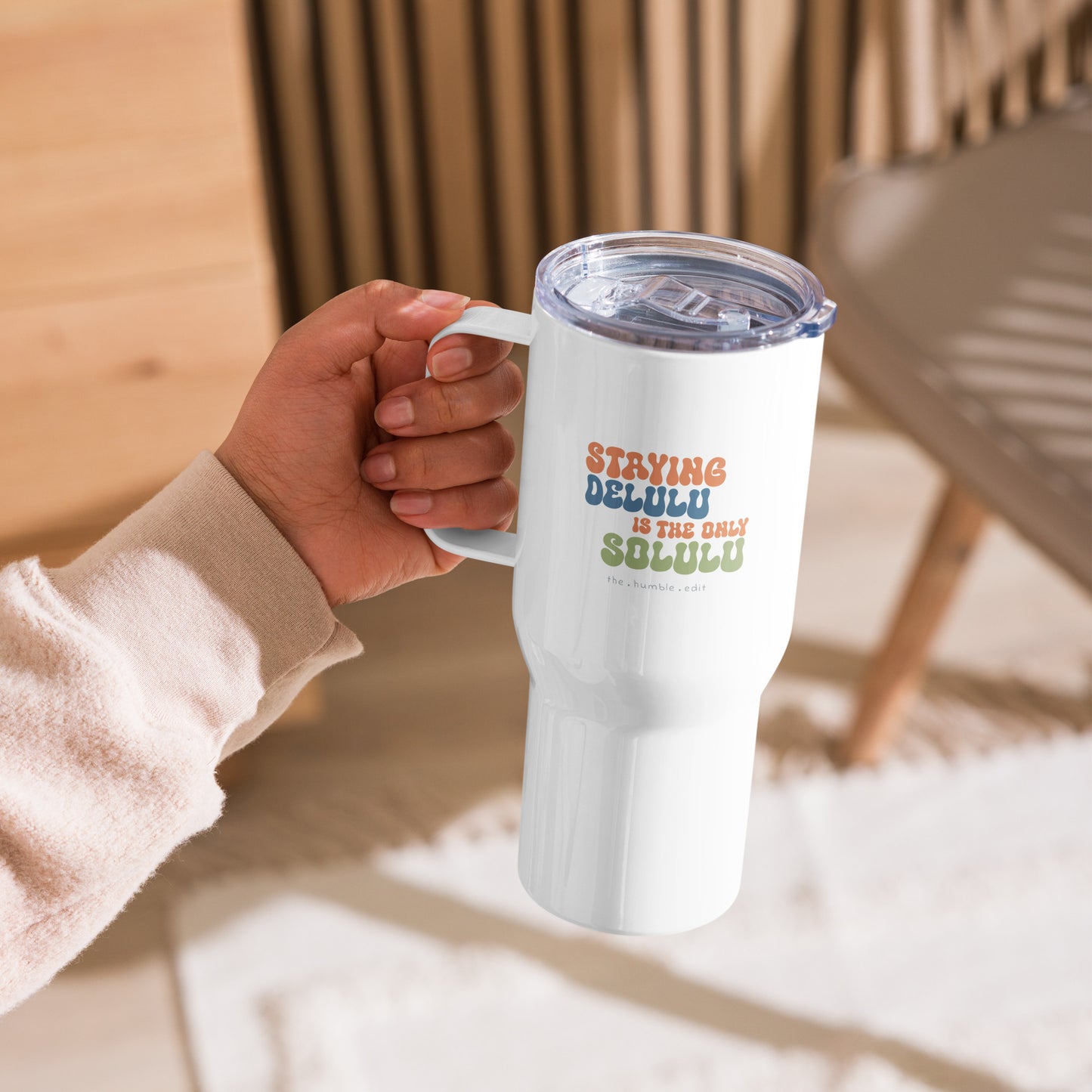 Staying Delulu - Travel Mug