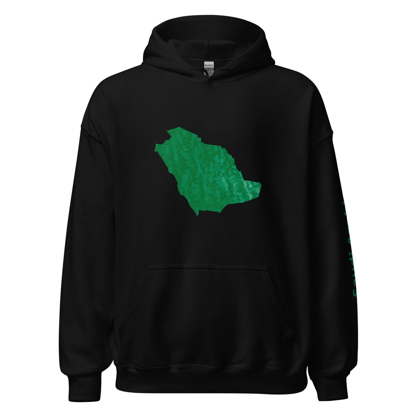 Saudi Arabia Map - Lightweight Unisex Hoodie