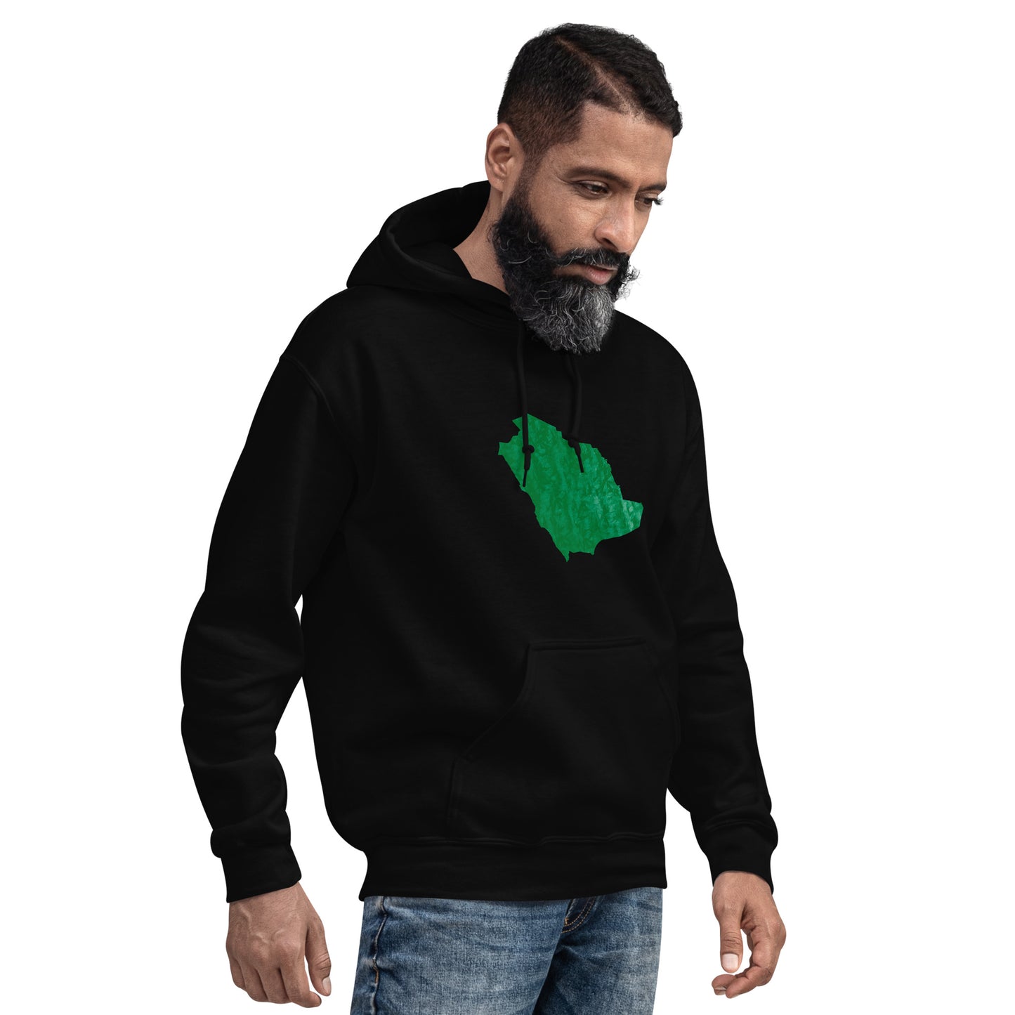 Saudi Arabia Map - Lightweight Unisex Hoodie