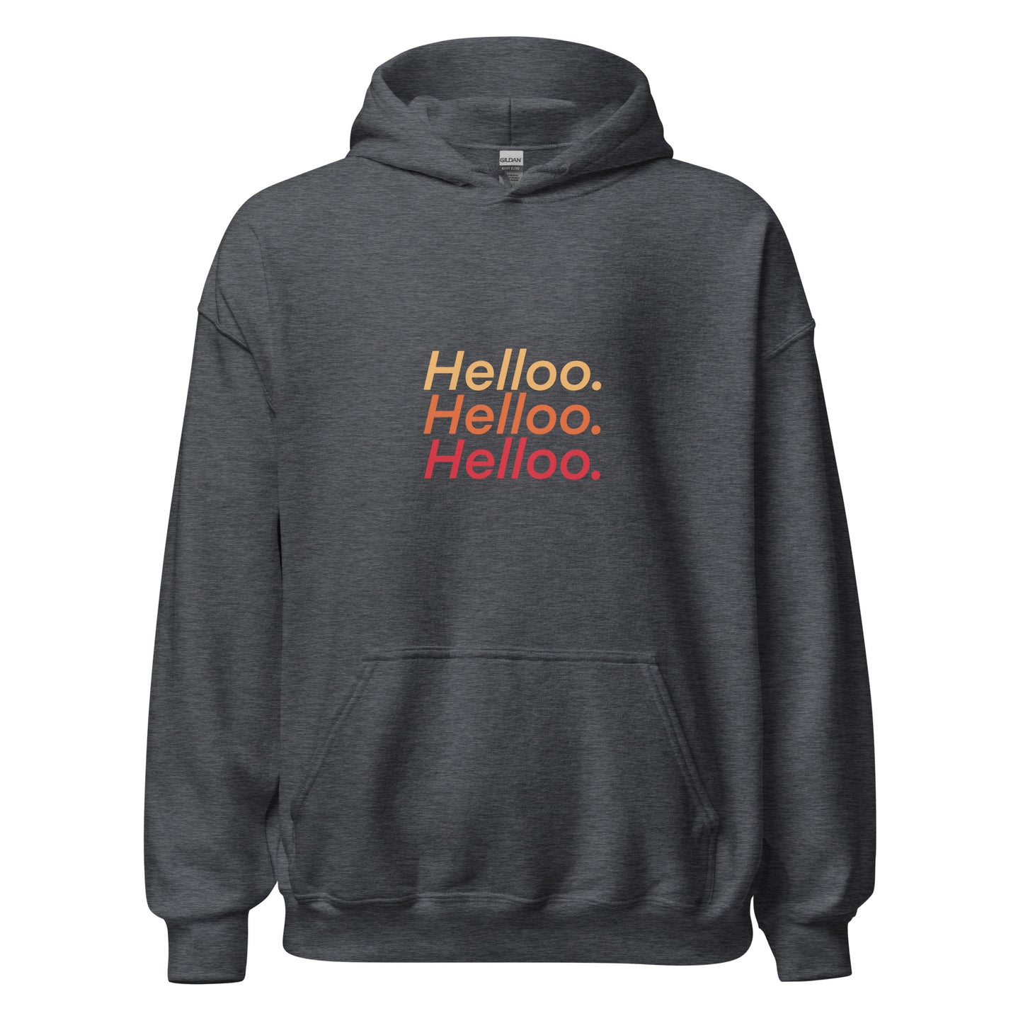 Helloo - Lightweight Unisex Hoodie