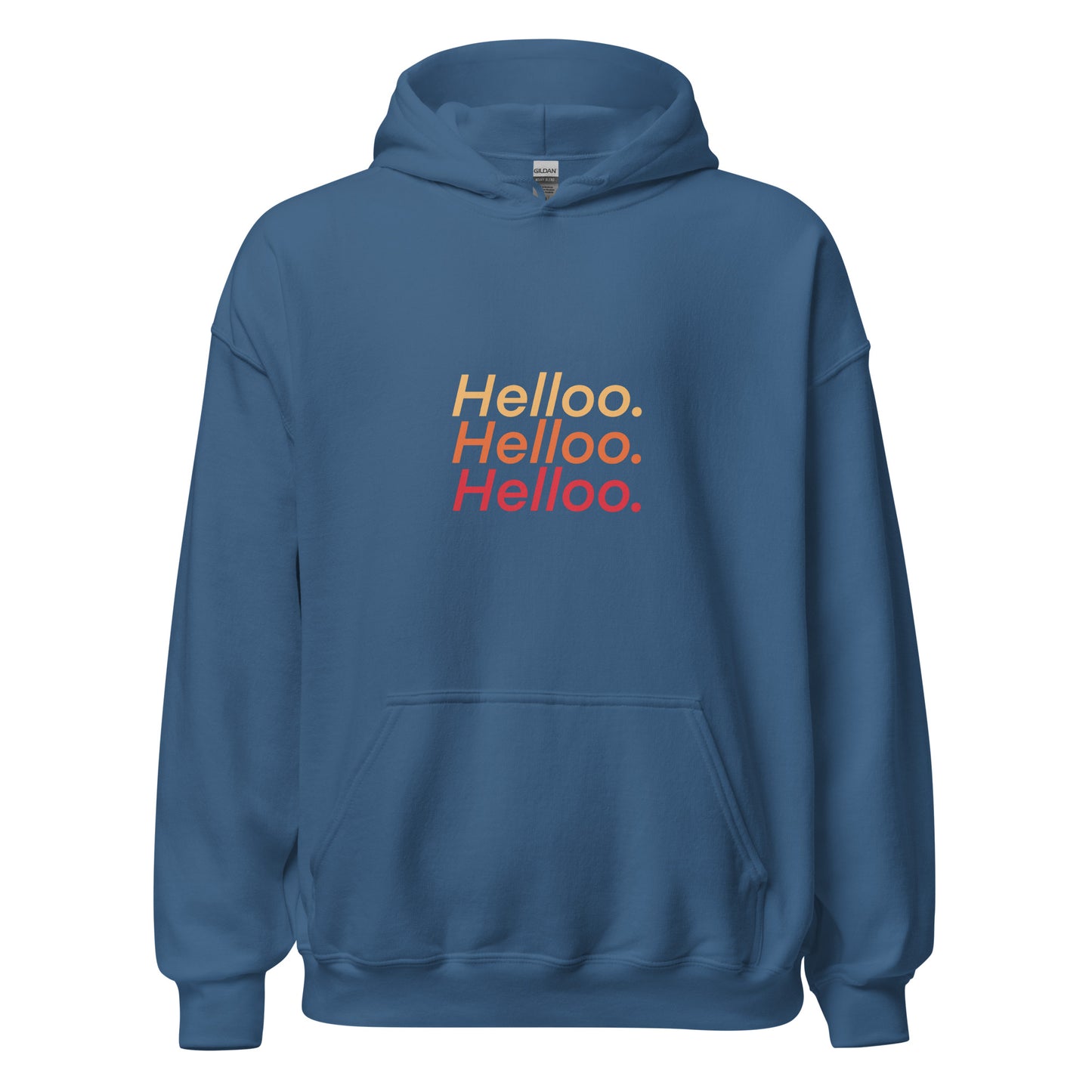 Helloo - Lightweight Unisex Hoodie