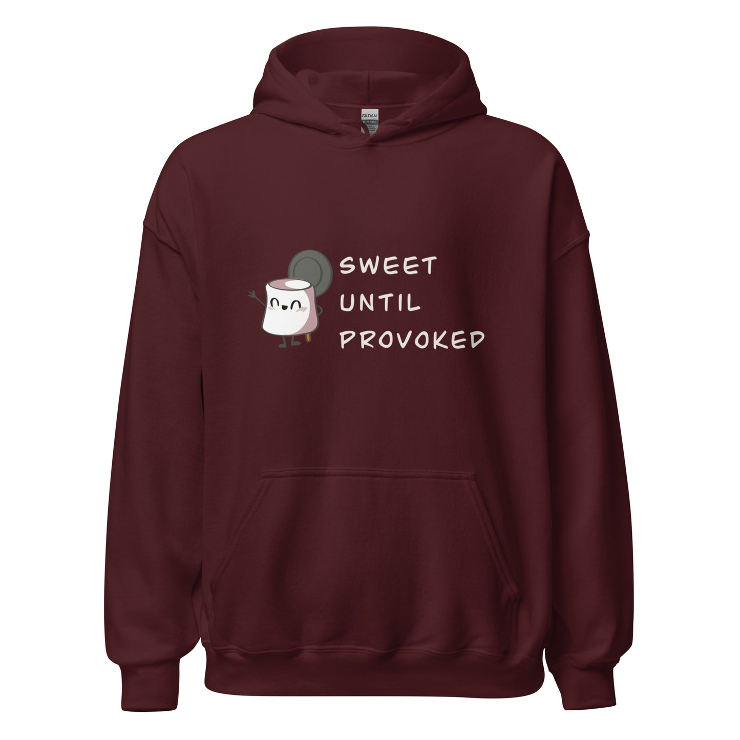 Sweet Until Provoked - Lightweight Unisex Hoodie