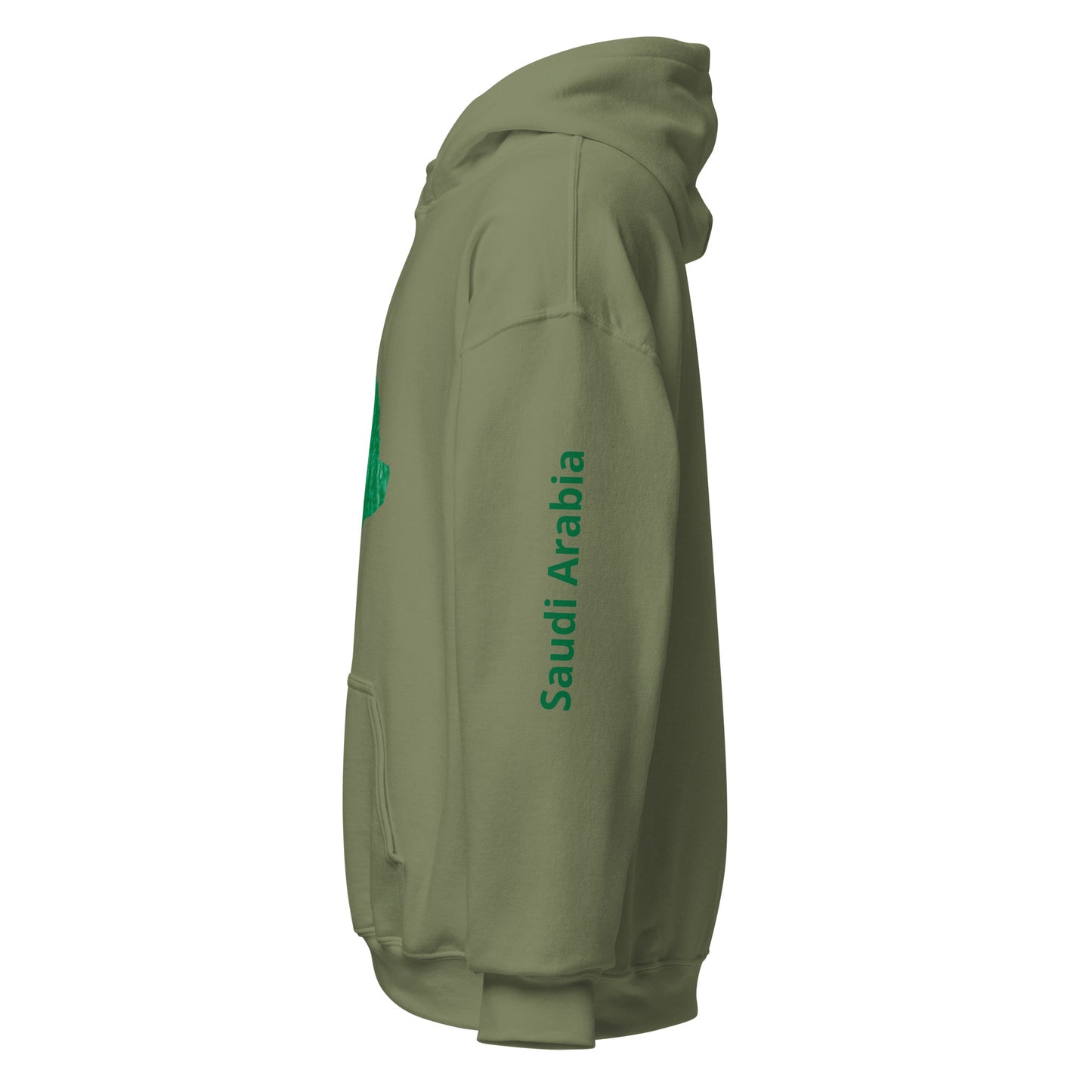 Saudi Arabia Map - Lightweight Unisex Hoodie