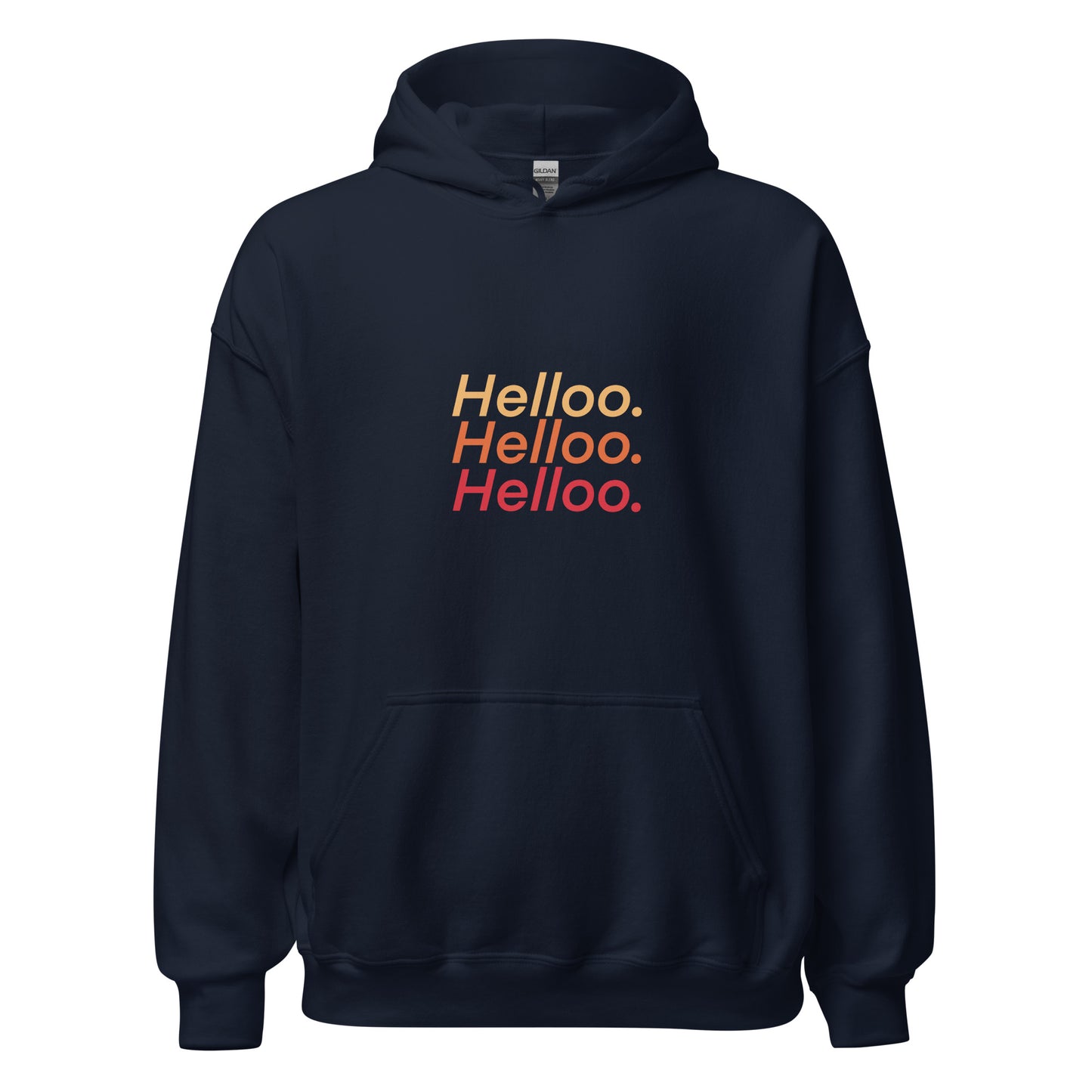 Helloo - Lightweight Unisex Hoodie