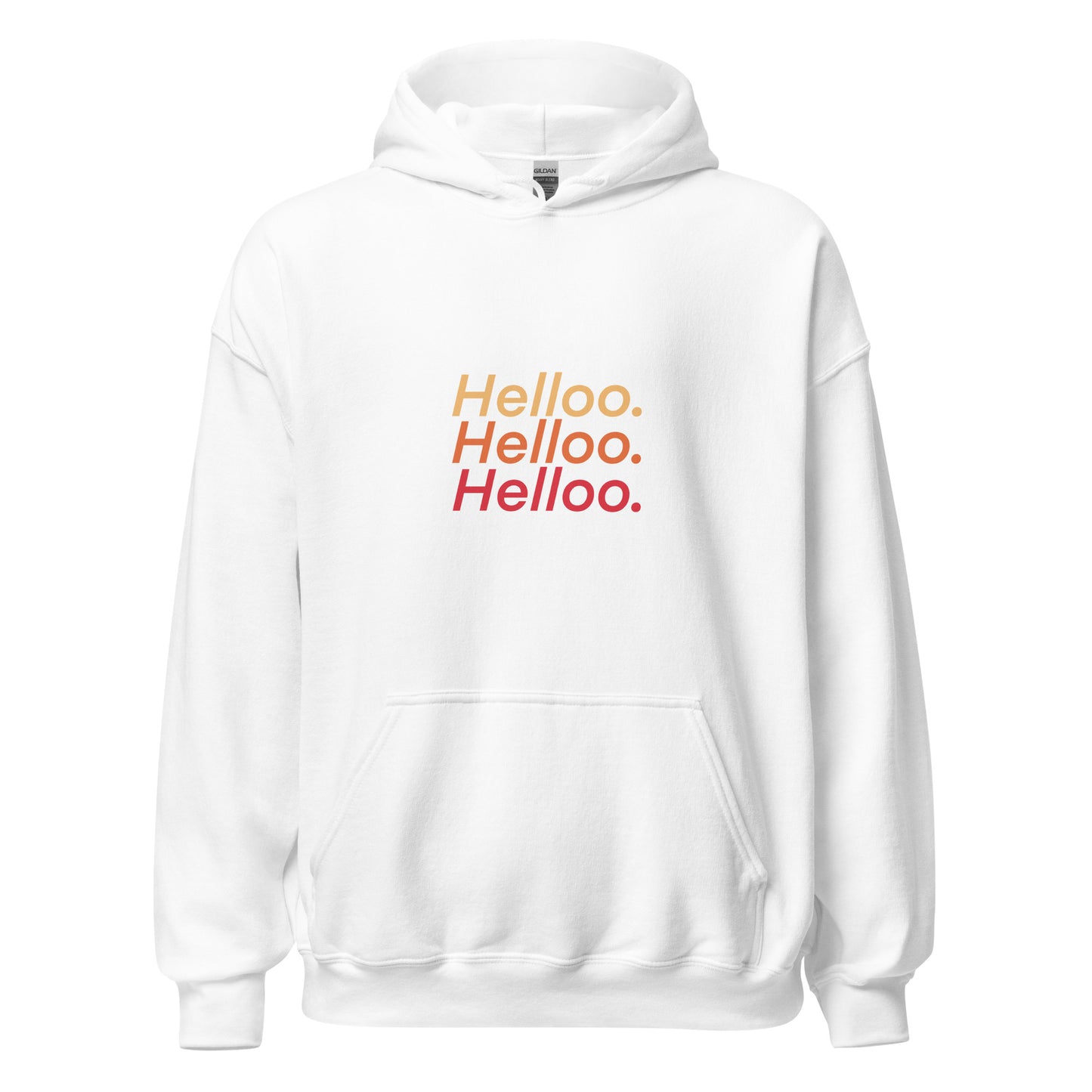 Helloo - Lightweight Unisex Hoodie