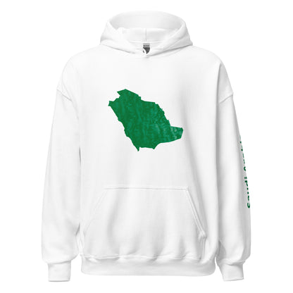 Saudi Arabia Map - Lightweight Unisex Hoodie