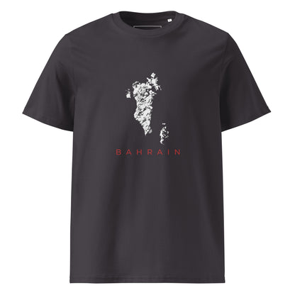 Bahrain Map - Unisex Organic Cotton T-shirt