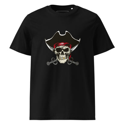 Skull Pirate - Unisex Organic Cotton T-shirt