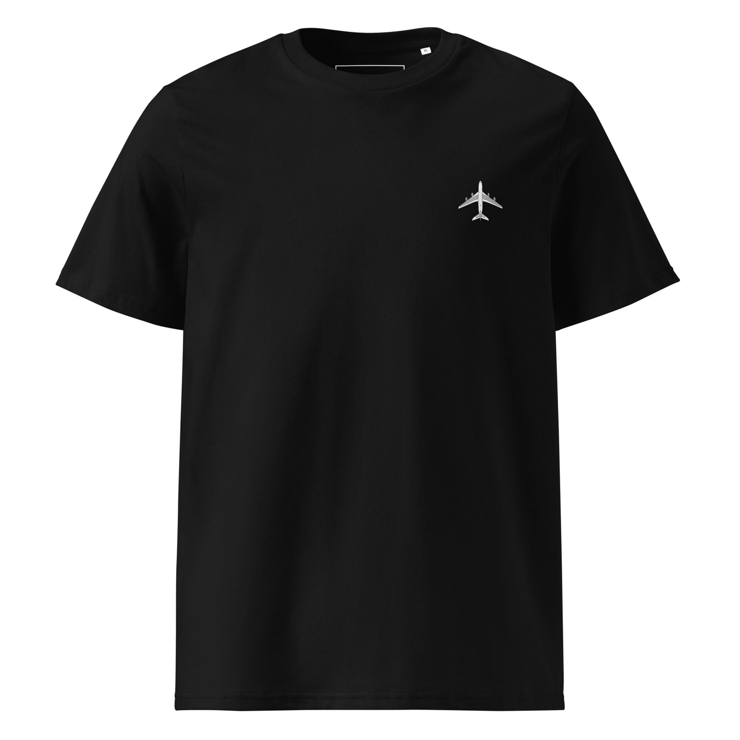 Aeroplane (small) - Unisex Organic Cotton T-shirt