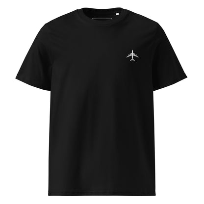 Aeroplane (small) - Unisex Organic Cotton T-shirt