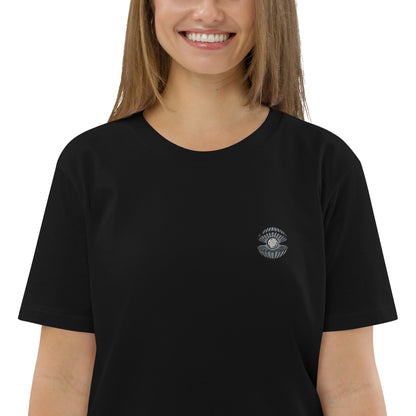 Pearl - Embroidered Unisex Organic Cotton T-shirt