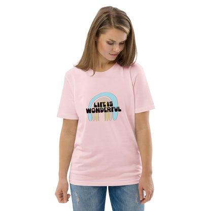 Life is wonderful - Unisex Organic Cotton T-shirt