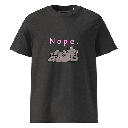 Nope. Cat - Unisex Organic Cotton T-shirt