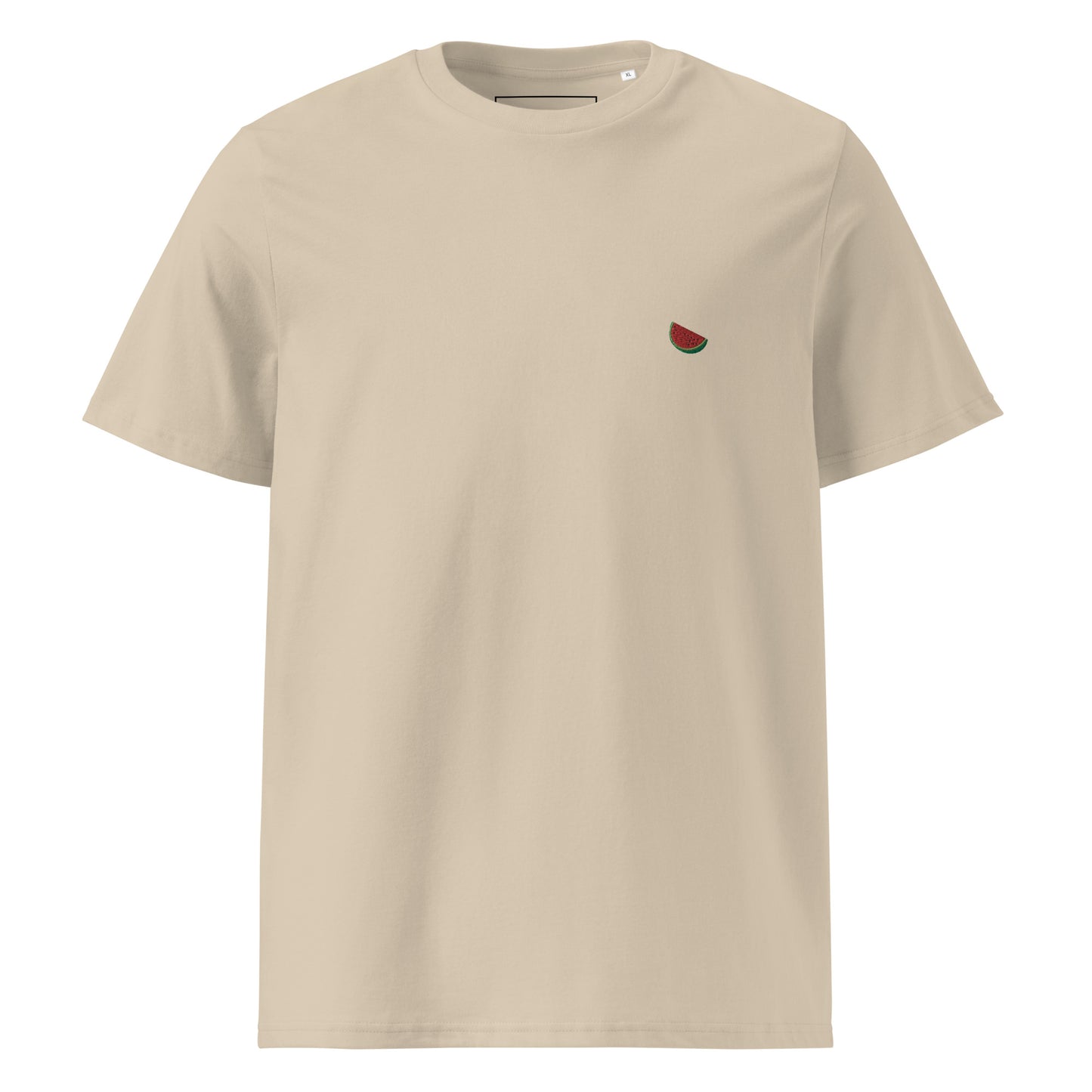 Watermelon - Embroidered Unisex Organic Cotton T-shirt