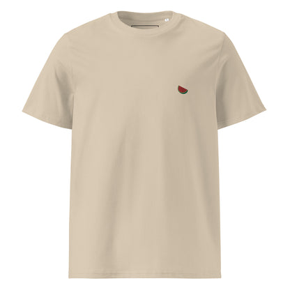 Watermelon - Embroidered Unisex Organic Cotton T-shirt