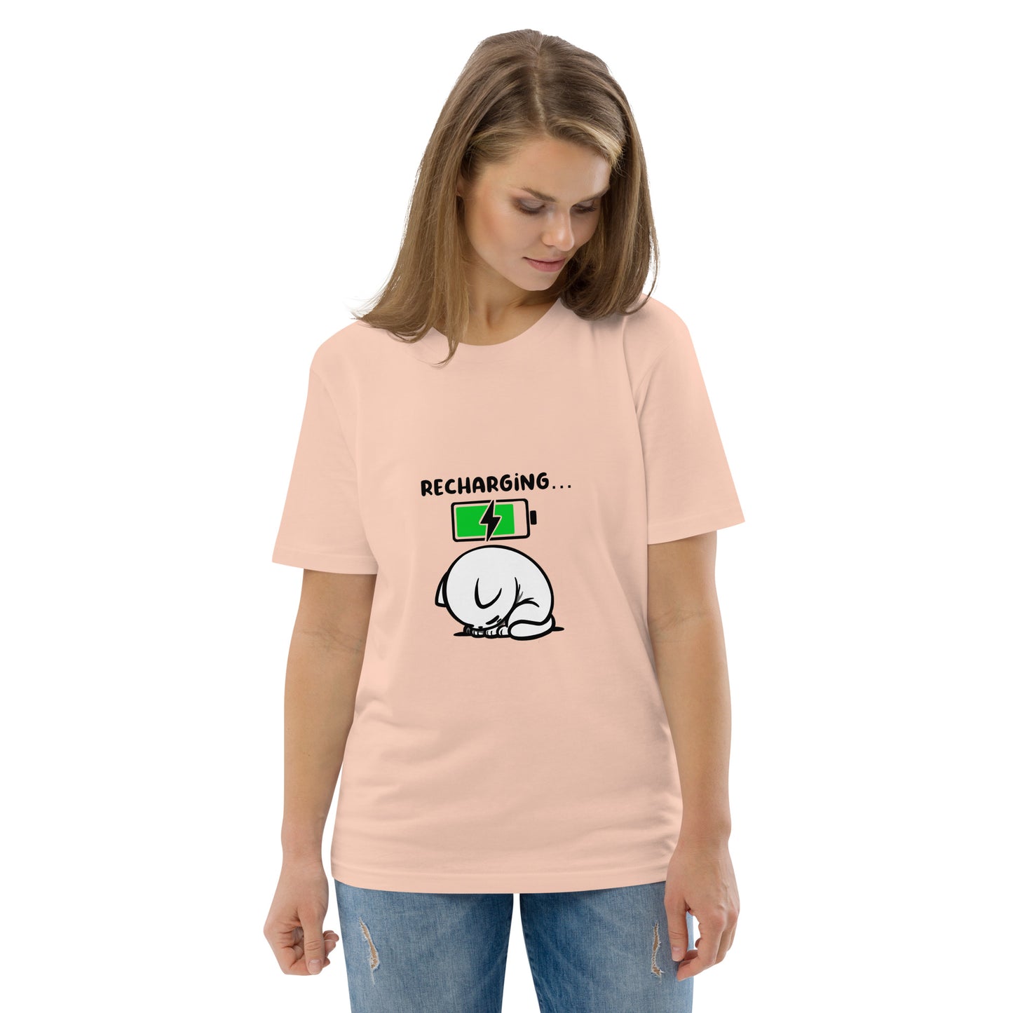 Recharging - Unisex Organic Cotton T-shirt