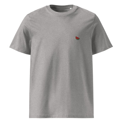 Watermelon - Embroidered Unisex Organic Cotton T-shirt