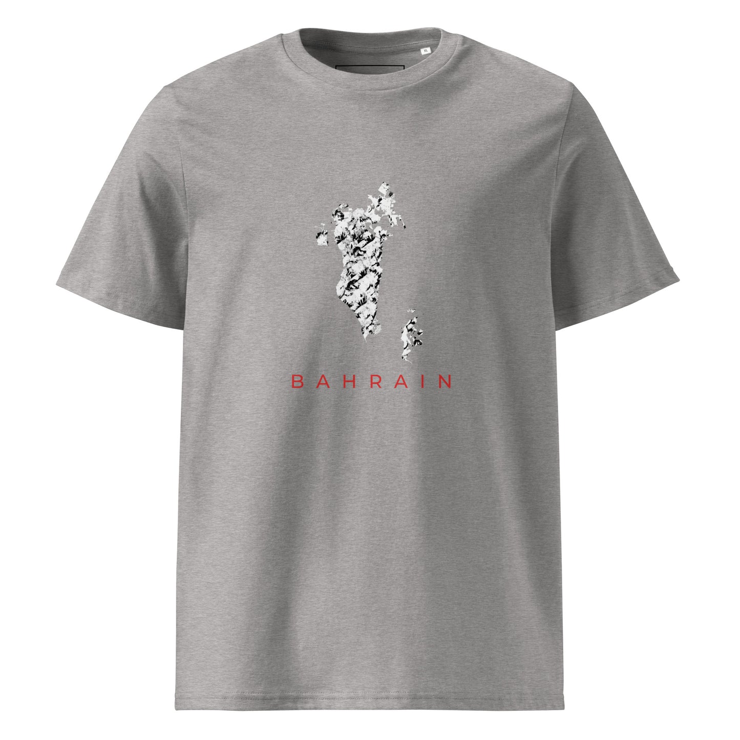 Bahrain Map - Unisex Organic Cotton T-shirt