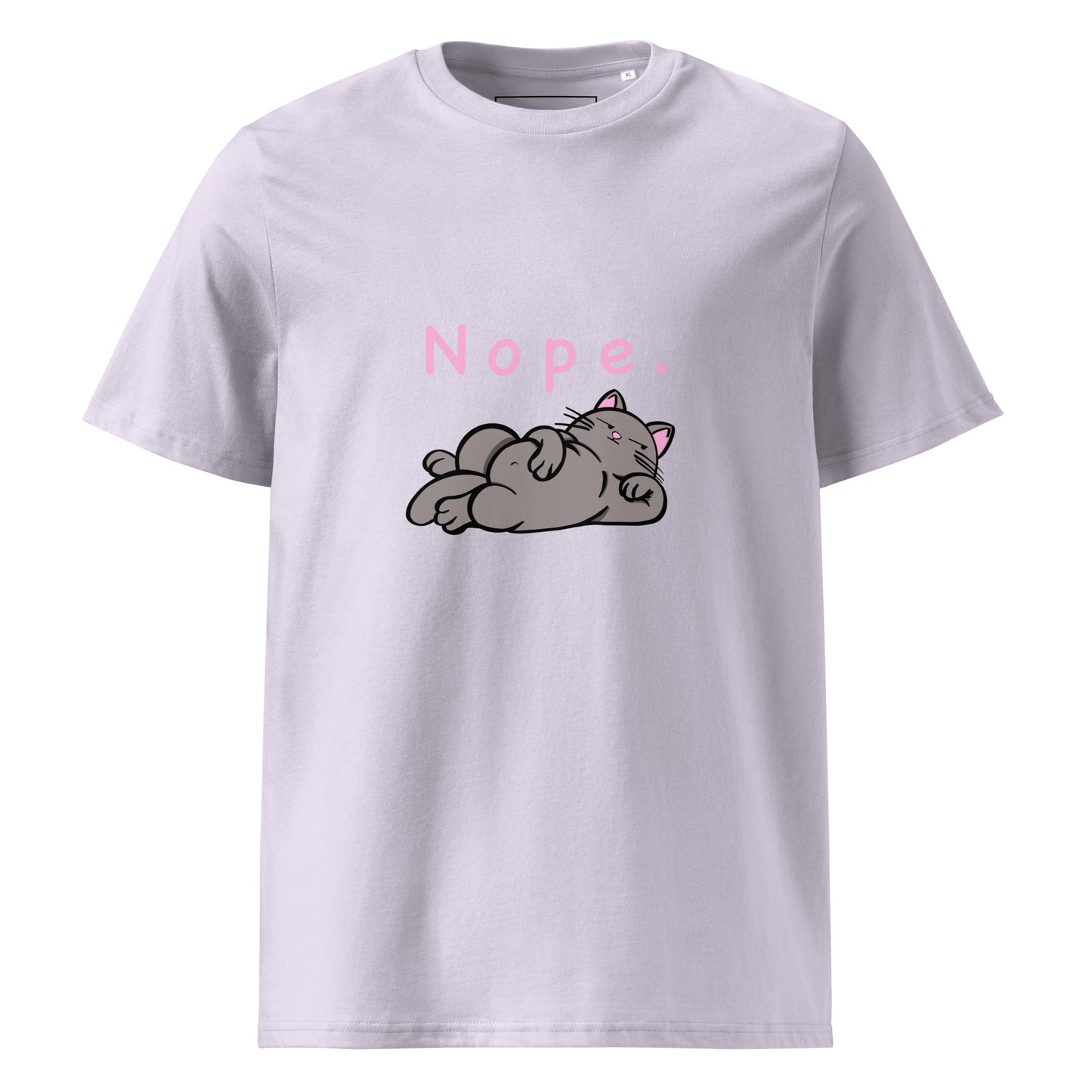 Nope. Cat - Unisex Organic Cotton T-shirt