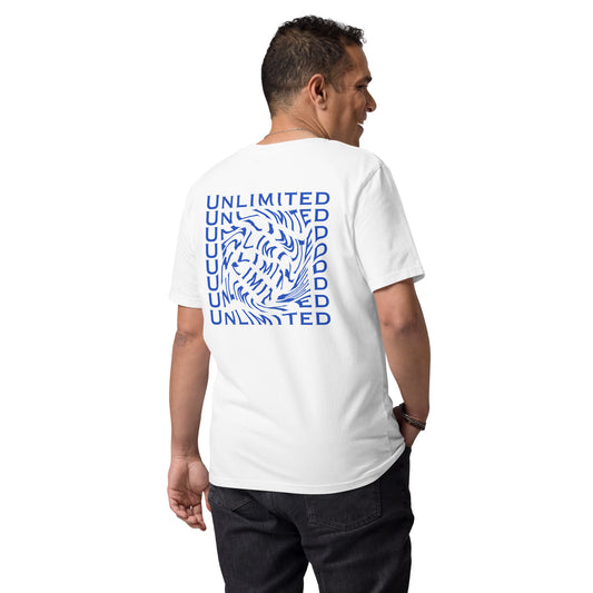 Unlimited (Back) - Unisex Organic Cotton T-shirt