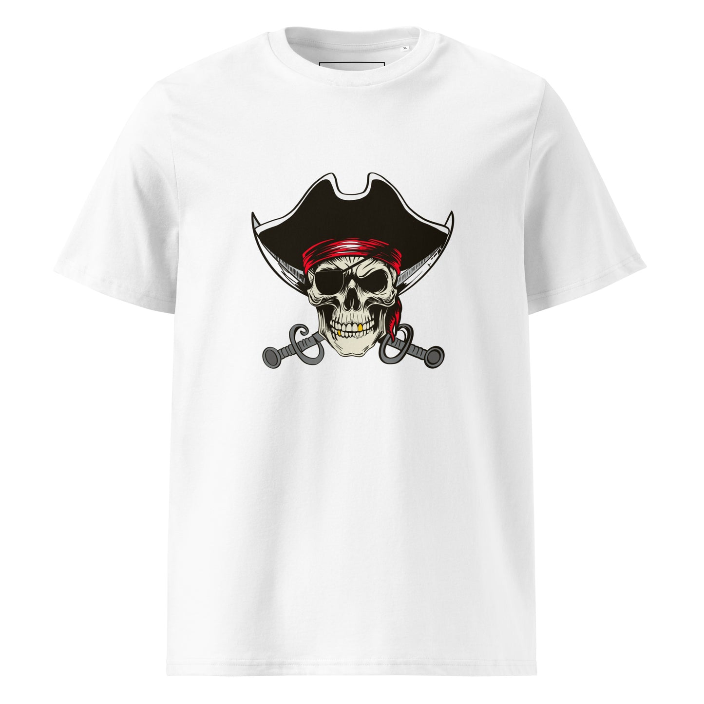 Skull Pirate - Unisex Organic Cotton T-shirt