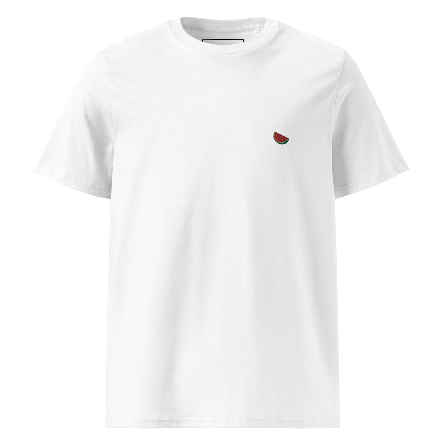 Watermelon - Embroidered Unisex Organic Cotton T-shirt