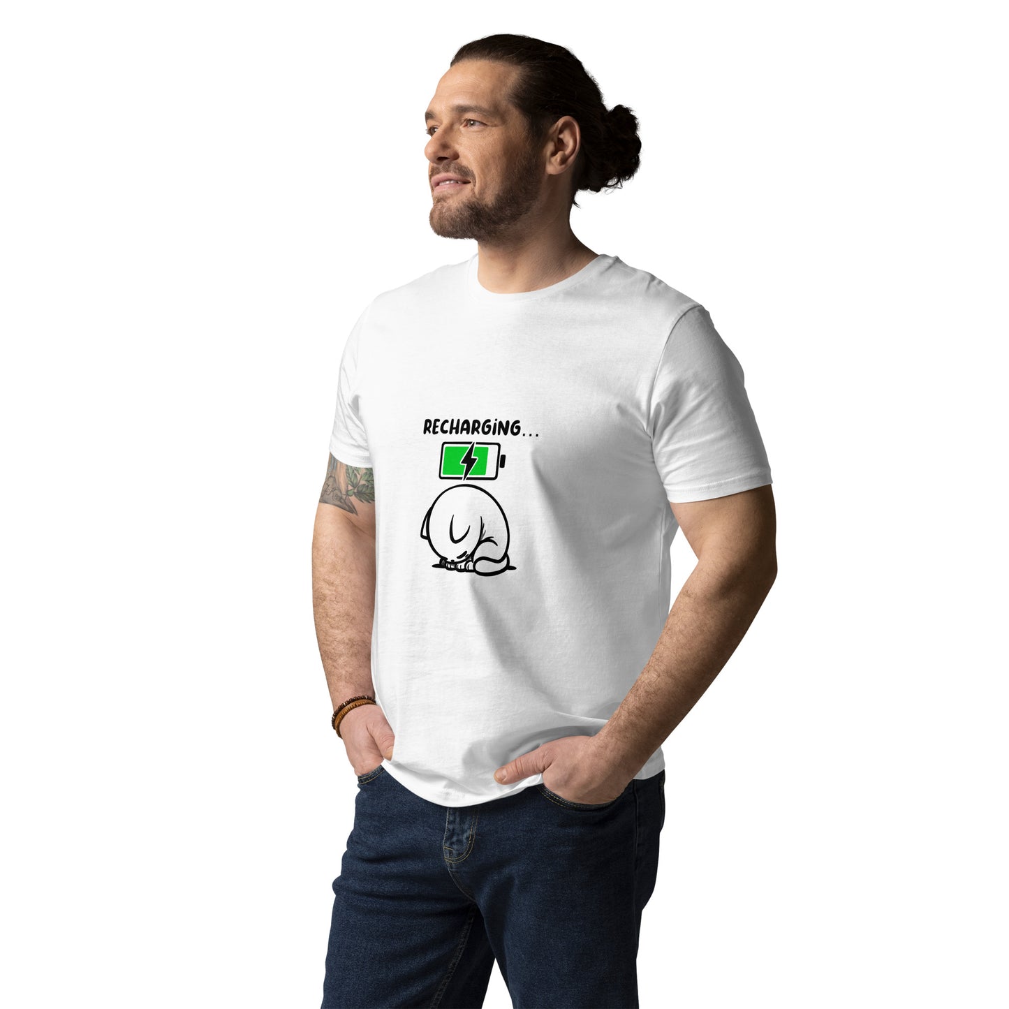 Recharging - Unisex Organic Cotton T-shirt