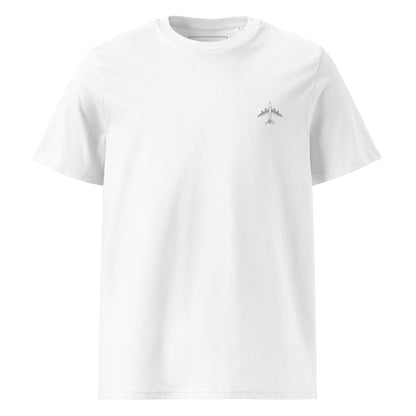 Aeroplane (small) - Unisex Organic Cotton T-shirt