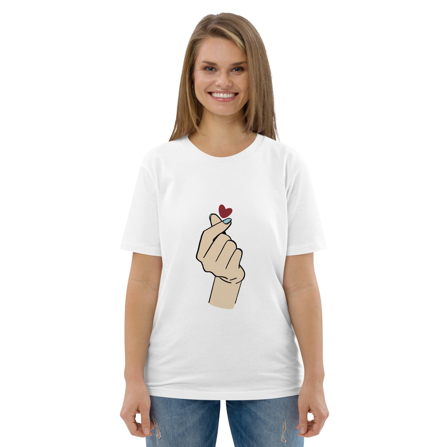 Here's My Heart - Unisex Organic Cotton T-shirt